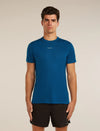 Icebreaker Merino Blend 125 Cool-Lite Speed Short Sleeve T-Shirt (Men's) - Atlantis