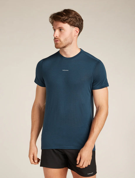 Icebreaker Merino Blend 125 Cool-Lite Speed Short Sleeve T-Shirt (Men's) - Abyss