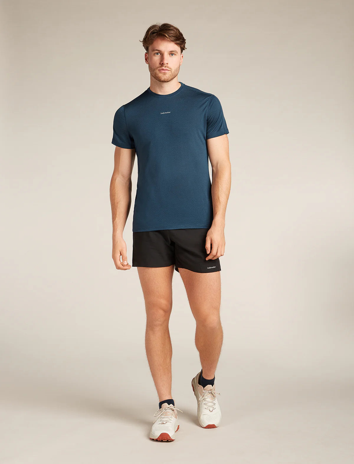 Icebreaker Merino Blend 125 Cool-Lite Speed Short Sleeve T-Shirt (Men's) - Abyss