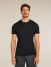 Icebreaker Merino 150 Tech Lite Short Sleeve T-Shirt (Men's) - Black