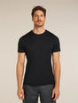 Icebreaker Merino 150 Tech Lite Short Sleeve T-Shirt (Men's) - Black
