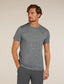 Icebreaker Merino 150 Tech Lite Short Sleeve T-Shirt (Men's) - Gritstone Heather