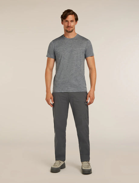 Icebreaker Merino 150 Tech Lite Short Sleeve T-Shirt (Men's) - Gritstone Heather