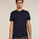 Icebreaker Merino 150 Tech Lite Short Sleeve T-Shirt (Men's) - Midnight Navy