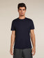 Icebreaker Merino 150 Tech Lite Short Sleeve T-Shirt (Men's) - Midnight Navy