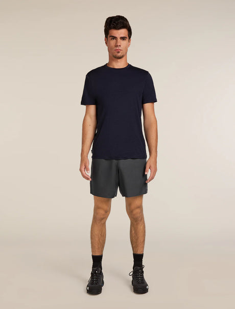 Icebreaker Merino 150 Tech Lite Short Sleeve T-Shirt (Men's) - Midnight Navy