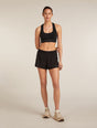 Icebreaker Merino Blend 260 ZoneKnit™ Seamless Bra (Women's) - Black - Find Your Feet Australia Hobart Launceston Tasmania