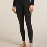 Icebreaker Merino Blend 260 ZoneKnit™ Seamless 25" Tights (Women's) - Black - Find Your Feet Australia Hobart Launceston Tasmania