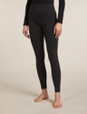 Icebreaker Merino Blend 260 ZoneKnit™ Seamless 25" Tights (Women's) - Black - Find Your Feet Australia Hobart Launceston Tasmania