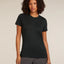 Icebreaker Merino 150 Tech Lite Short Sleeve T-Shirt (Women's) - Black