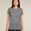 Icebreaker Merino 150 Tech Lite Short Sleeve T-Shirt (Women's) - Gritstone Heather