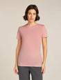 Icebreaker Merino 150 Tech Lite Short Sleeve T-Shirt (Women's) - Blush