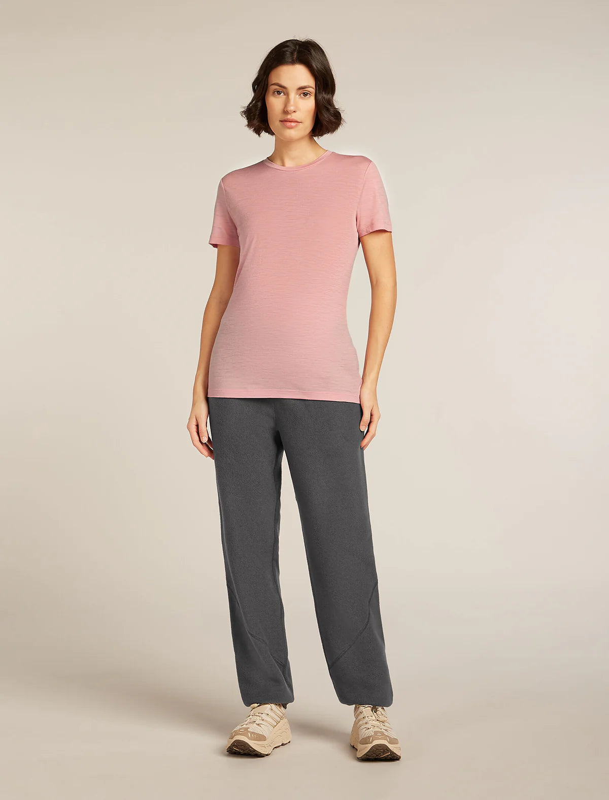 Icebreaker Merino 150 Tech Lite Short Sleeve T-Shirt (Women's) - Blush