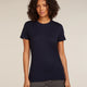 Icebreaker Merino 150 Tech Lite Short Sleeve T-Shirt (Women's) - Midnight Navy