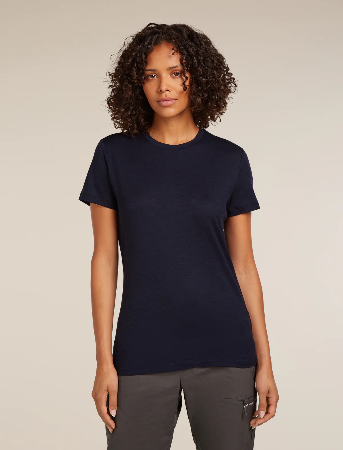 Icebreaker Merino 150 Tech Lite Short Sleeve T-Shirt (Women's) - Midnight Navy