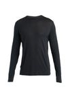 Icebreaker Merino Blend 125 Cool-Lite Sphere Long Sleeve T-Shirt (Men's) - Black