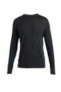 Icebreaker Merino Blend 125 Cool-Lite Sphere Long Sleeve T-Shirt (Men's) - Black