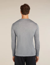 Icebreaker Merino Blend 125 Cool-Lite Sphere Long Sleeve T-Shirt (Men's) - Metro Heather