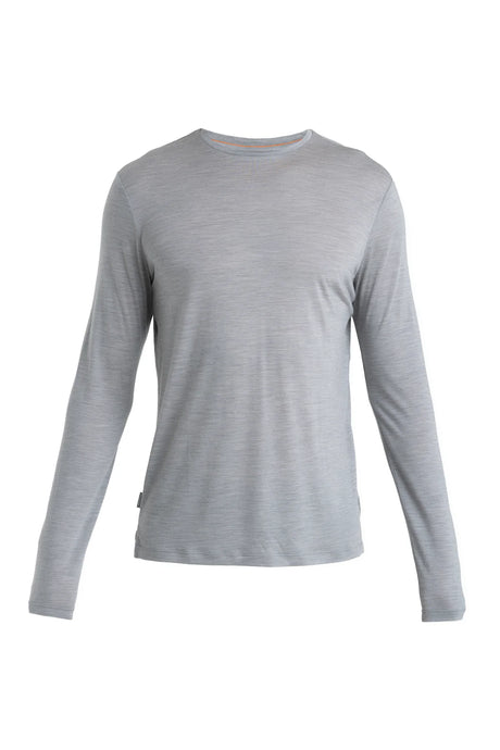 Icebreaker Merino Blend 125 Cool-Lite Sphere Long Sleeve T-Shirt (Men's) - Metro Heather