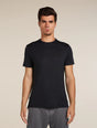 Icebreaker Merino Blend 125 Cool-Lite Sphere Short Sleeve T-Shirt (Men's) - Black
