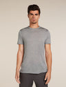 Icebreaker Merino Blend 125 Cool-Lite™ Sphere Short Sleeve T-Shirt (Men's) - Metro Heather - Find Your Feet Australia Hobart Launceston Tasmania