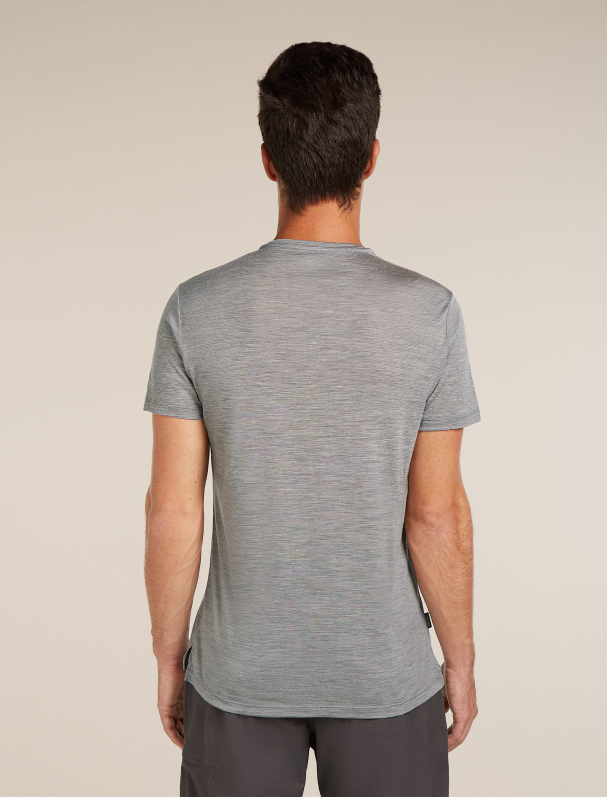 Icebreaker Merino Blend 125 Cool-Lite™ Sphere Short Sleeve T-Shirt (Men's) - Metro Heather - Find Your Feet Australia Hobart Launceston Tasmania