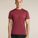  - Icebreaker Merino Blend 125 Cool-Lite Sphere Short Sleeve T-Shirt (Men's) - Port