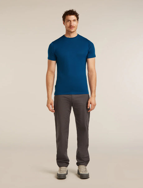 Icebreaker Merino Blend 125 Cool-Lite Sphere Short Sleeve T-Shirt (Men's) - Atlantis