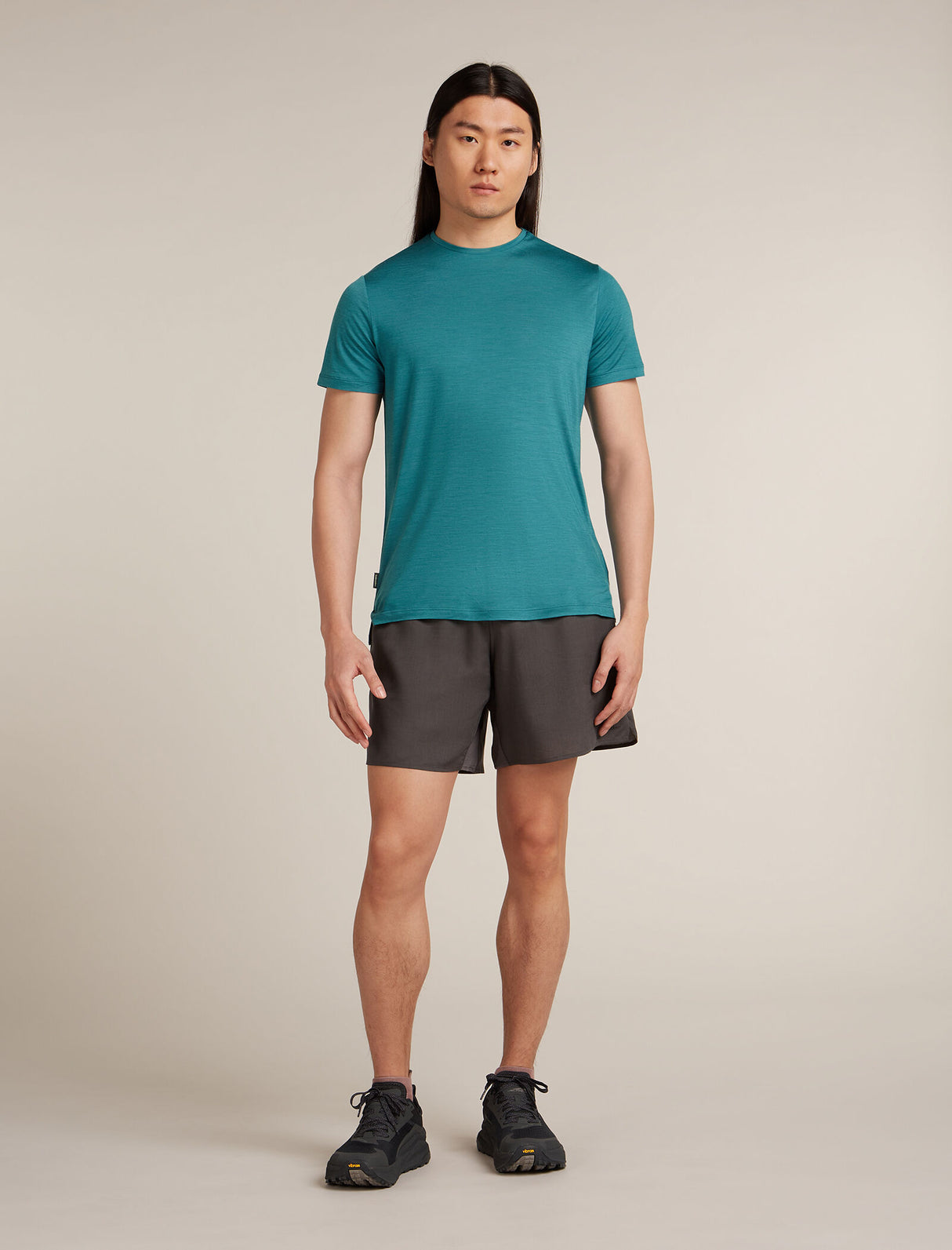 Icebreaker Merino Blend 125 Cool-Lite™ Sphere Short Sleeve T-Shirt (Men's) - Topaz - Find Your Feet Australia Hobart Launceston Tasmania