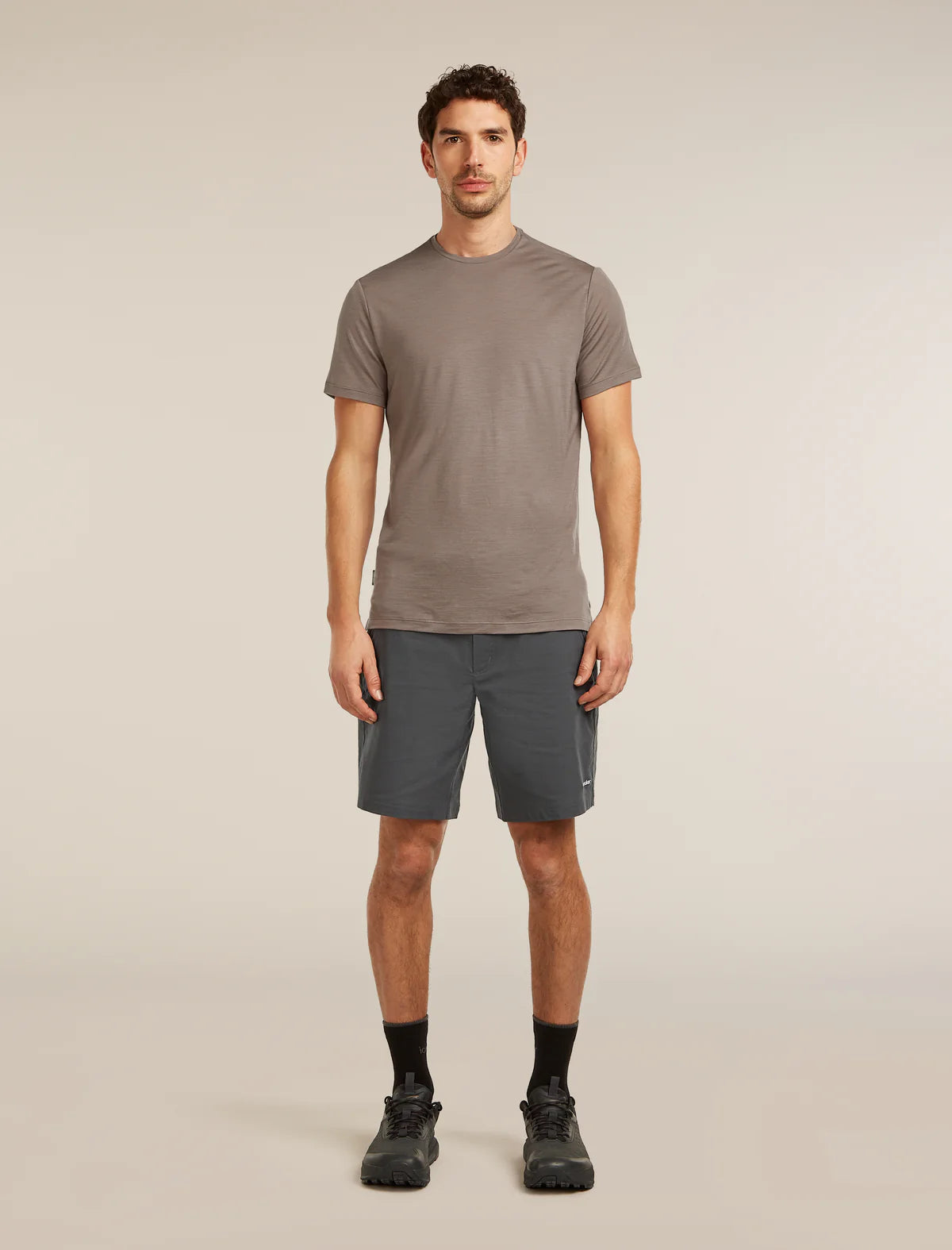 Icebreaker Merino Blend 125 Cool-Lite Sphere Short Sleeve T-Shirt (Men's) - Porcini