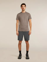 Icebreaker Merino Blend 125 Cool-Lite Sphere Short Sleeve T-Shirt (Men's) - Porcini