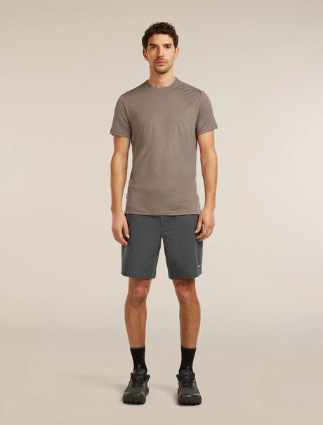 Icebreaker Merino Blend 125 Cool-Lite Sphere Short Sleeve T-Shirt (Men's) - Porcini
