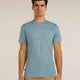 Icebreaker Merino Blend 125 Cool-Lite Sphere Short Sleeve T-Shirt (Men's) - Flint Blue