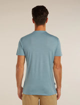 Icebreaker Merino Blend 125 Cool-Lite Sphere Short Sleeve T-Shirt (Men's) - Flint Blue