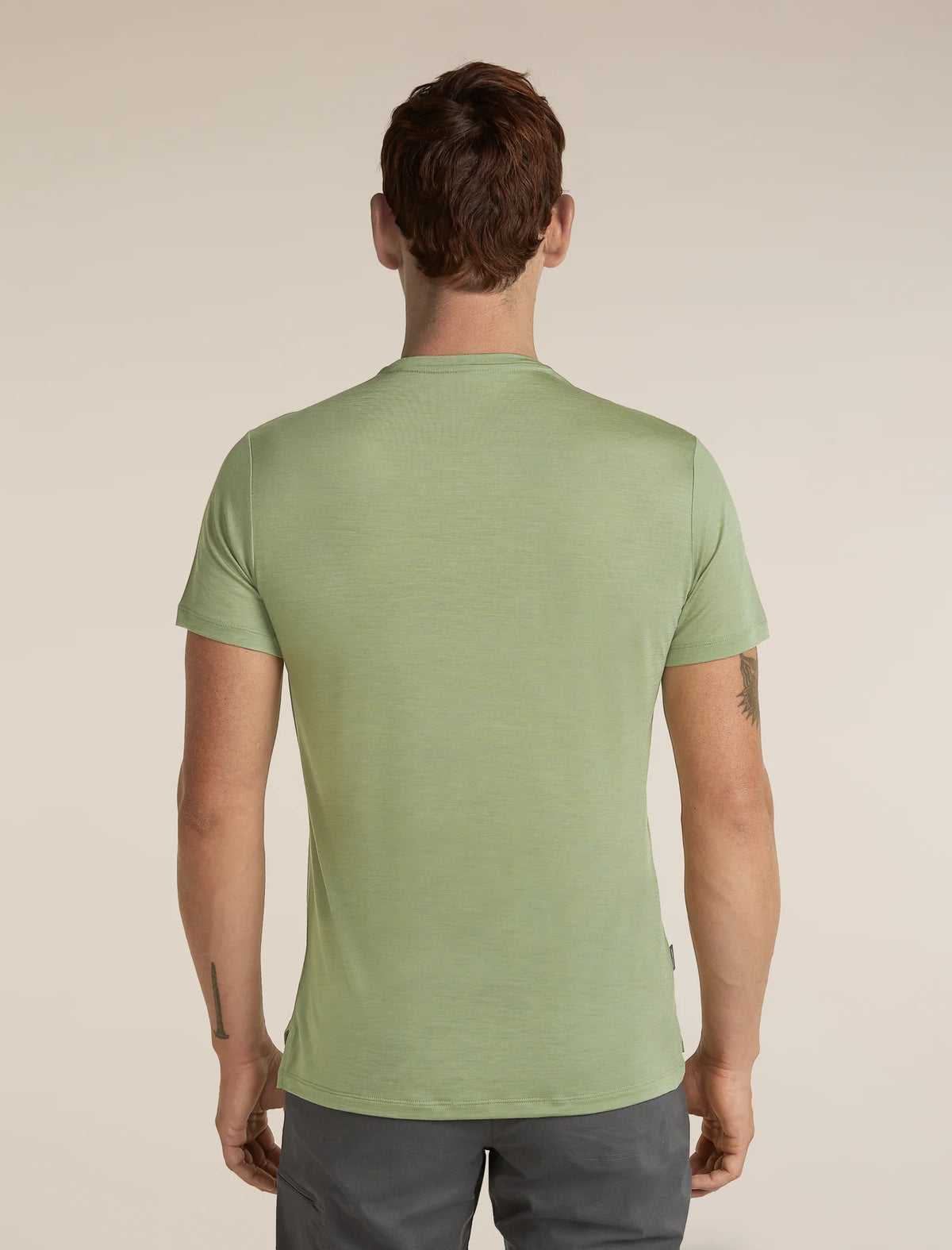  - Icebreaker Merino Blend 125 Cool-Lite Sphere Short Sleeve T-Shirt (Men's) - Lichen