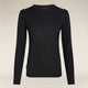 Icebreaker Merino Blend 125 Cool-Lite Sphere Long Sleeve T-Shirt (Women's) - Black