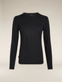 Icebreaker Merino Blend 125 Cool-Lite Sphere Long Sleeve T-Shirt (Women's) - Black