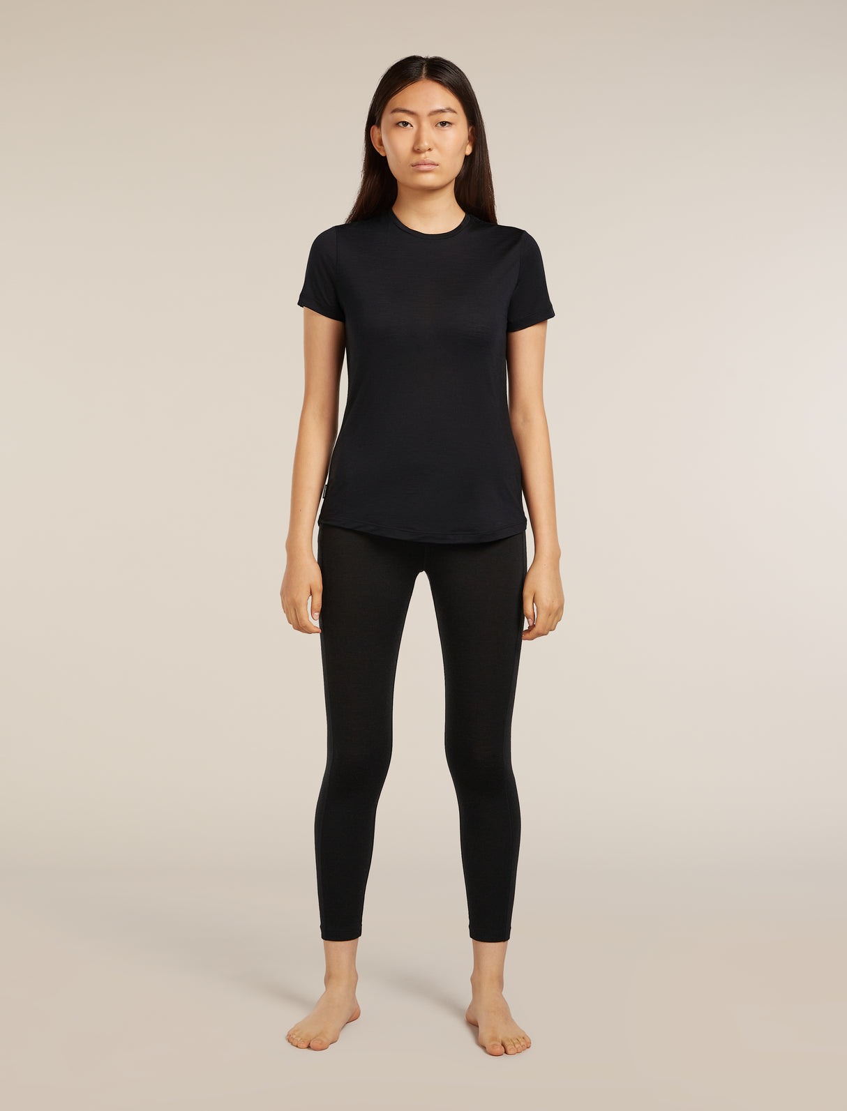 Icebreaker Merino Blend 125 Cool-Lite™ Sphere Short Sleeve T-Shirt (Women's) - Black - Find Your Feet Australia Hobart Launceston Tasmania
