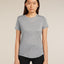 Icebreaker Merino Blend 125 Cool-Lite™ Sphere Short Sleeve T-Shirt (Women's) - Metro Heather - Find Your Feet Australia Hobart Launceston Tasmania