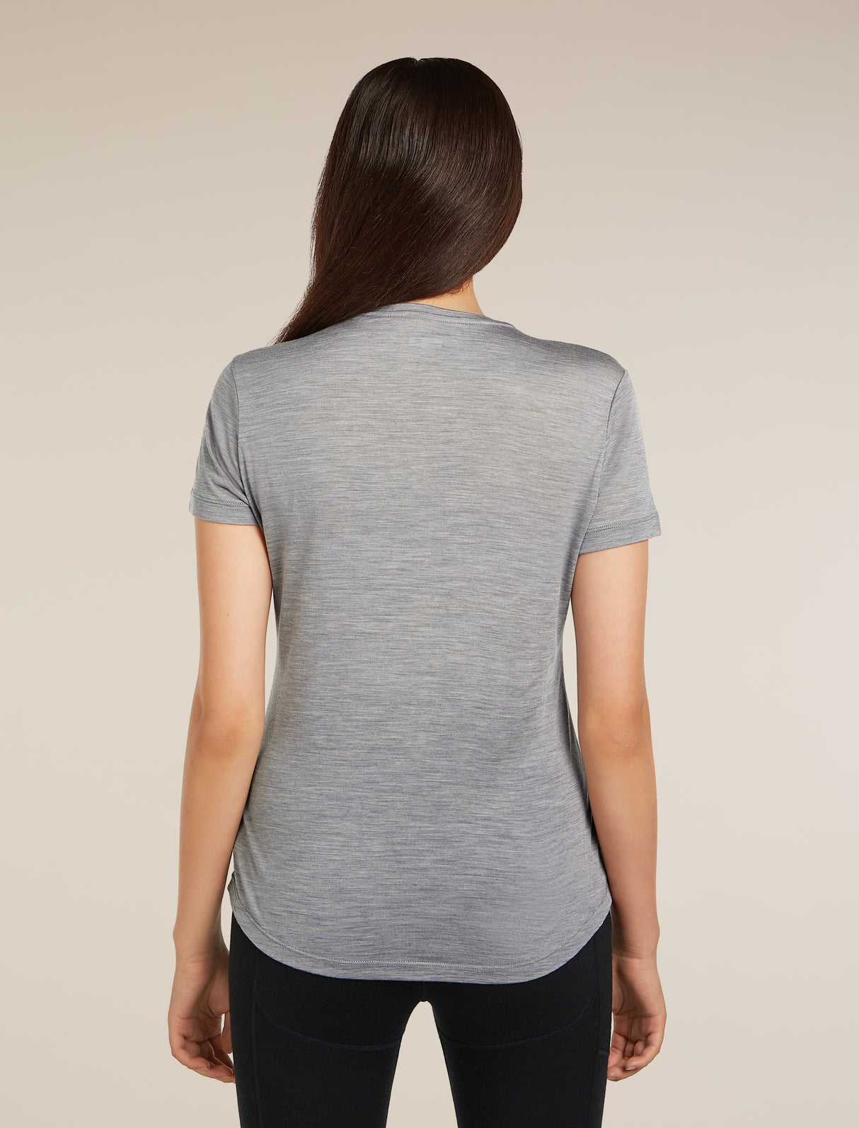 Icebreaker Merino Blend 125 Cool-Lite™ Sphere Short Sleeve T-Shirt (Women's) - Metro Heather - Find Your Feet Australia Hobart Launceston Tasmania