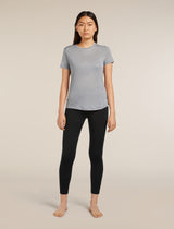 Icebreaker Merino Blend 125 Cool-Lite™ Sphere Short Sleeve T-Shirt (Women's) - Metro Heather - Find Your Feet Australia Hobart Launceston Tasmania
