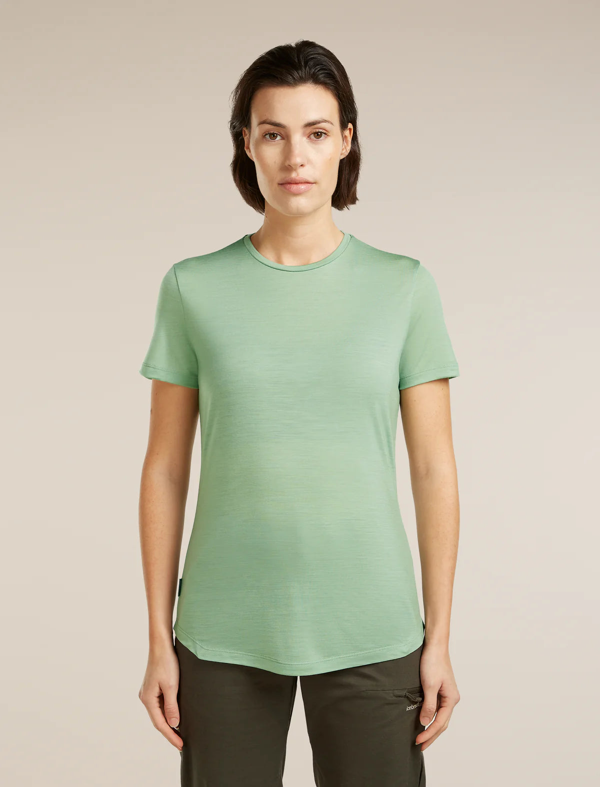 Icebreaker Merino Blend 125 Cool-Lite Sphere Short Sleeve T-Shirt (Women's) - Seaglass