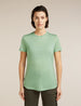 Icebreaker Merino Blend 125 Cool-Lite Sphere Short Sleeve T-Shirt (Women's) - Seaglass