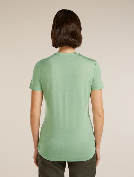 Icebreaker Merino Blend 125 Cool-Lite Sphere Short Sleeve T-Shirt (Women's) - Seaglass