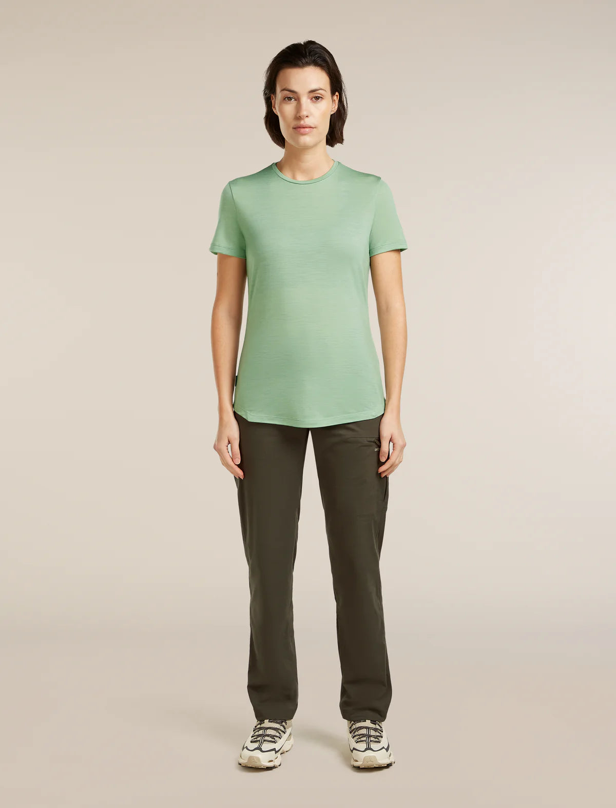 Icebreaker Merino Blend 125 Cool-Lite Sphere Short Sleeve T-Shirt (Women's) - Seaglass