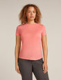 Icebreaker Merino Blend 125 Cool-Lite™ Sphere Short Sleeve T-Shirt (Women's) - Acid Pink - Find Your Feet Australia Hobart Launceston Tasmania