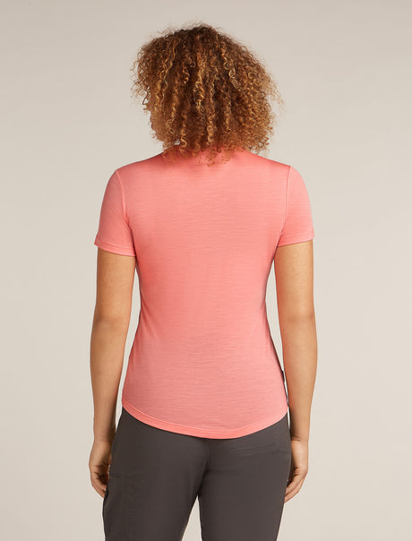 Icebreaker Merino Blend 125 Cool-Lite™ Sphere Short Sleeve T-Shirt (Women's) - Acid Pink - Find Your Feet Australia Hobart Launceston Tasmania