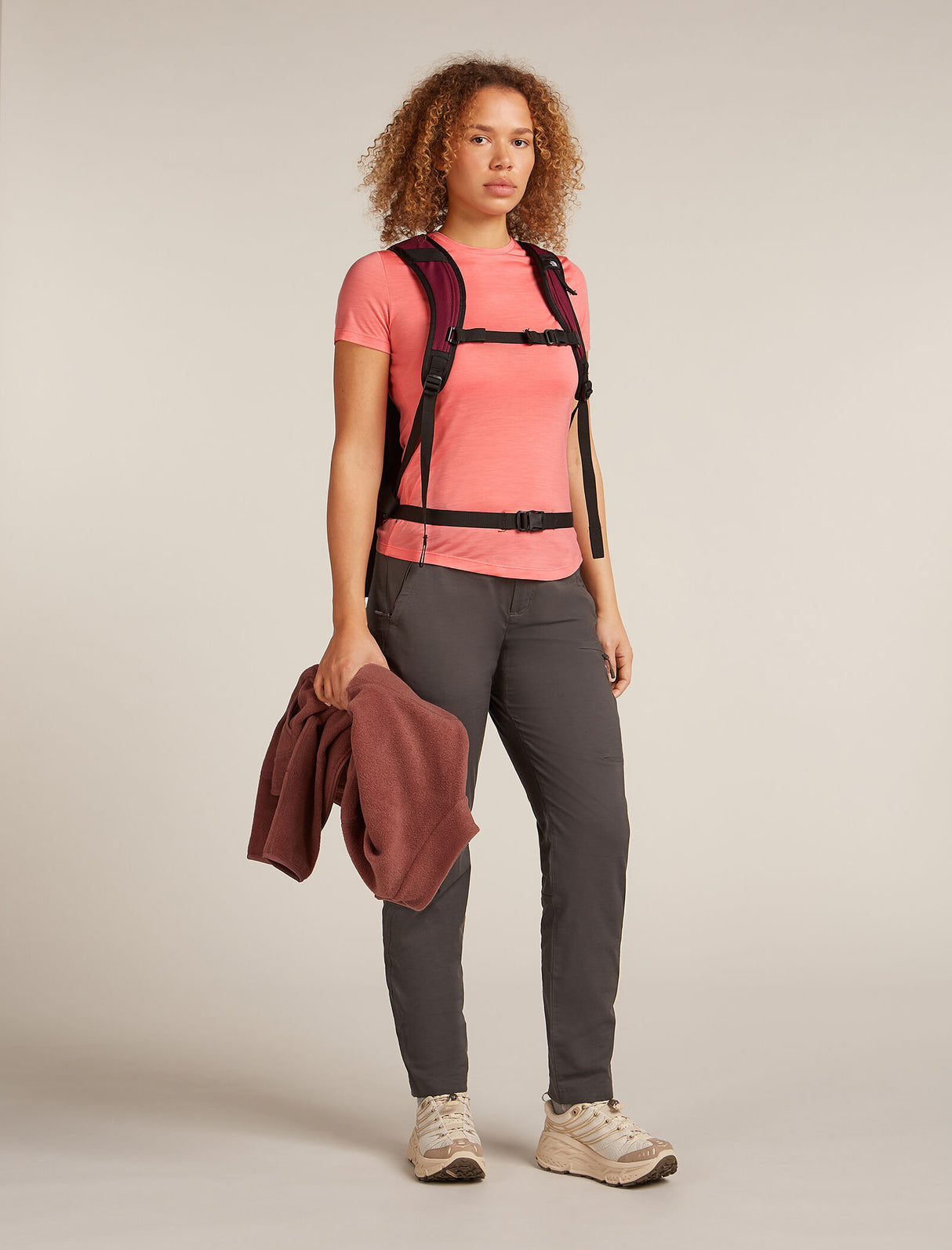 Icebreaker Merino Blend 125 Cool-Lite™ Sphere Short Sleeve T-Shirt (Women's) - Acid Pink - Find Your Feet Australia Hobart Launceston Tasmania