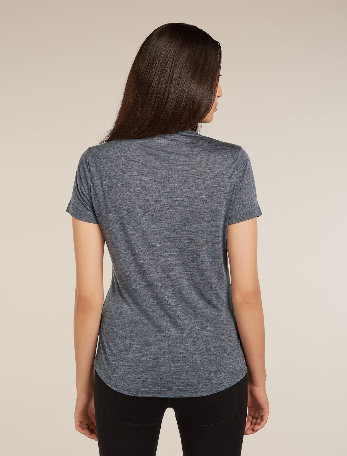 Icebreaker Merino Blend 125 Cool-Lite™ Sphere Short Sleeve T-Shirt (Women's) - Midnight Navy Heather - Find Your Feet Australia Hobart Launceston Tasmania