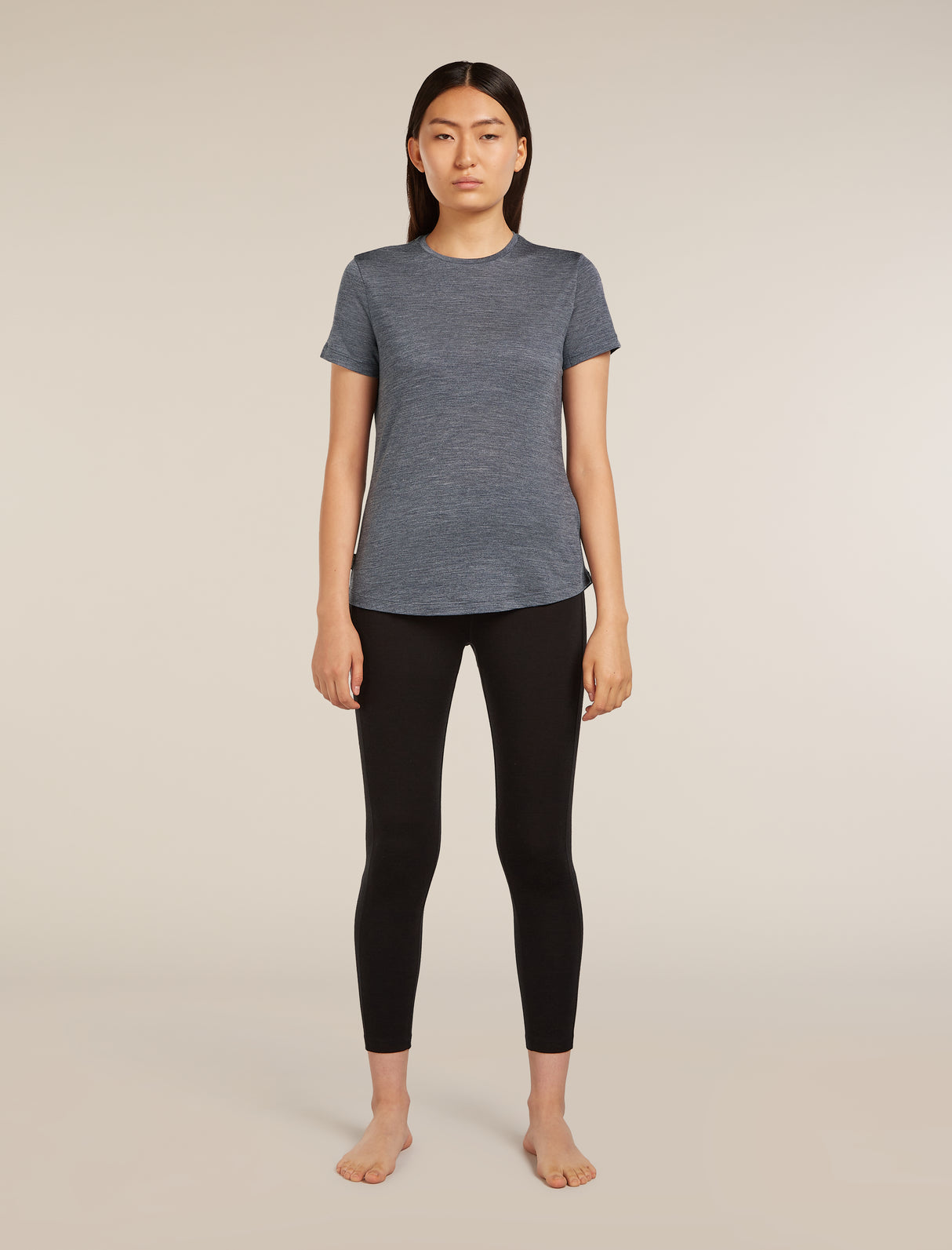 Icebreaker Merino Blend 125 Cool-Lite™ Sphere Short Sleeve T-Shirt (Women's) - Midnight Navy Heather - Find Your Feet Australia Hobart Launceston Tasmania